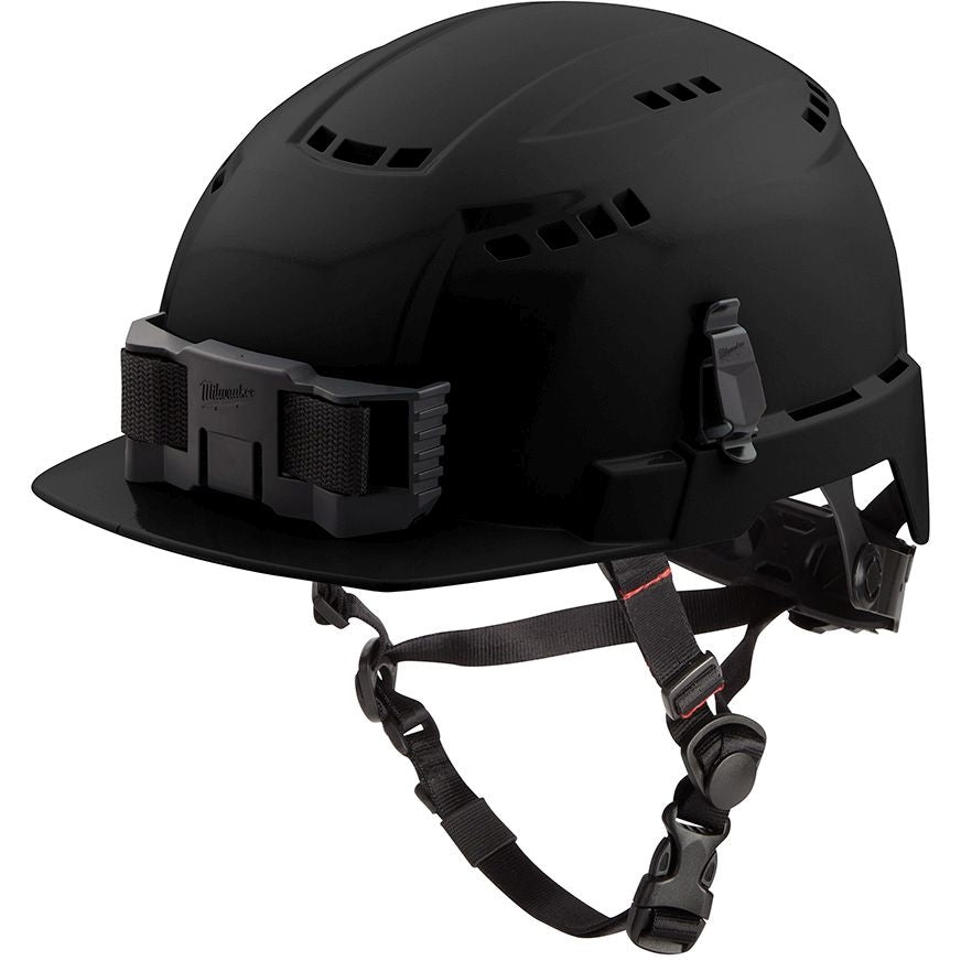 Milwaukee 48-73-1330 Black Front Brim Vented Safety Helmet - Type 2, Class C