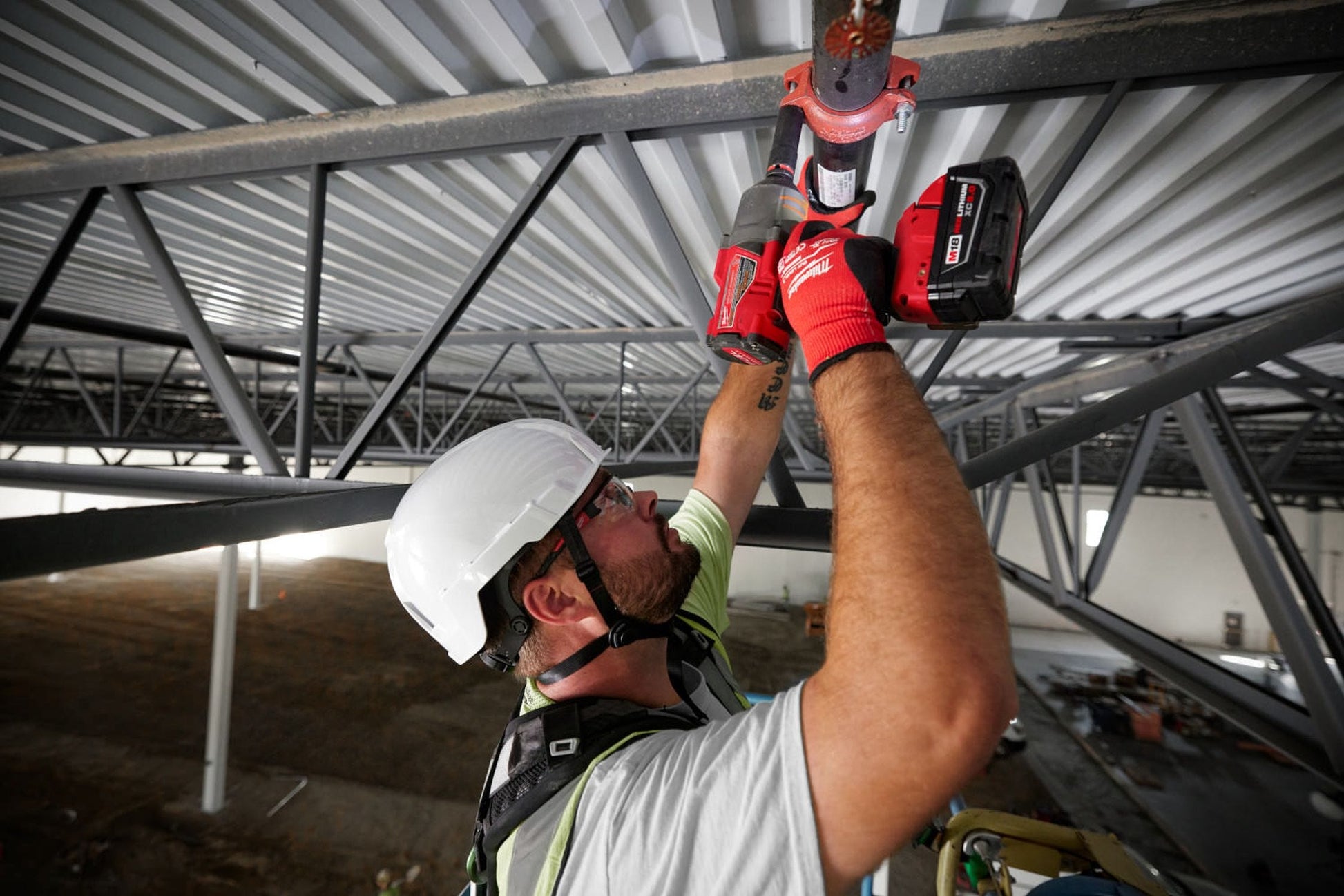 Milwaukee 48-73-1357 BOLT Green Safety Helmet with IMPACT ARMOR Liner (USA) - Type 2, Class E