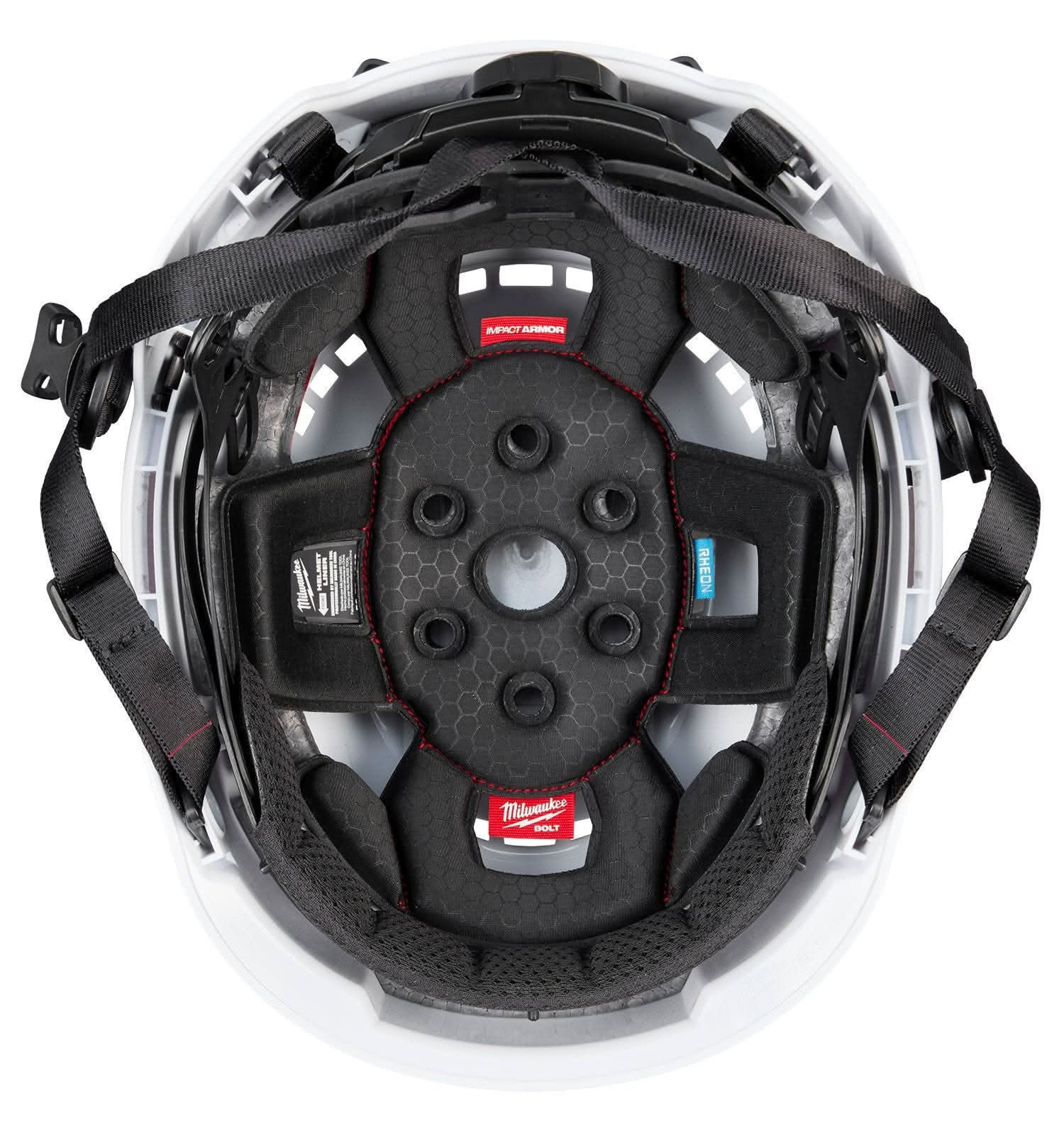 Milwaukee 48-73-1360 BOLT Black Vented Safety Helmet with IMPACT ARMOR Liner (USA) - Type 2, Class C