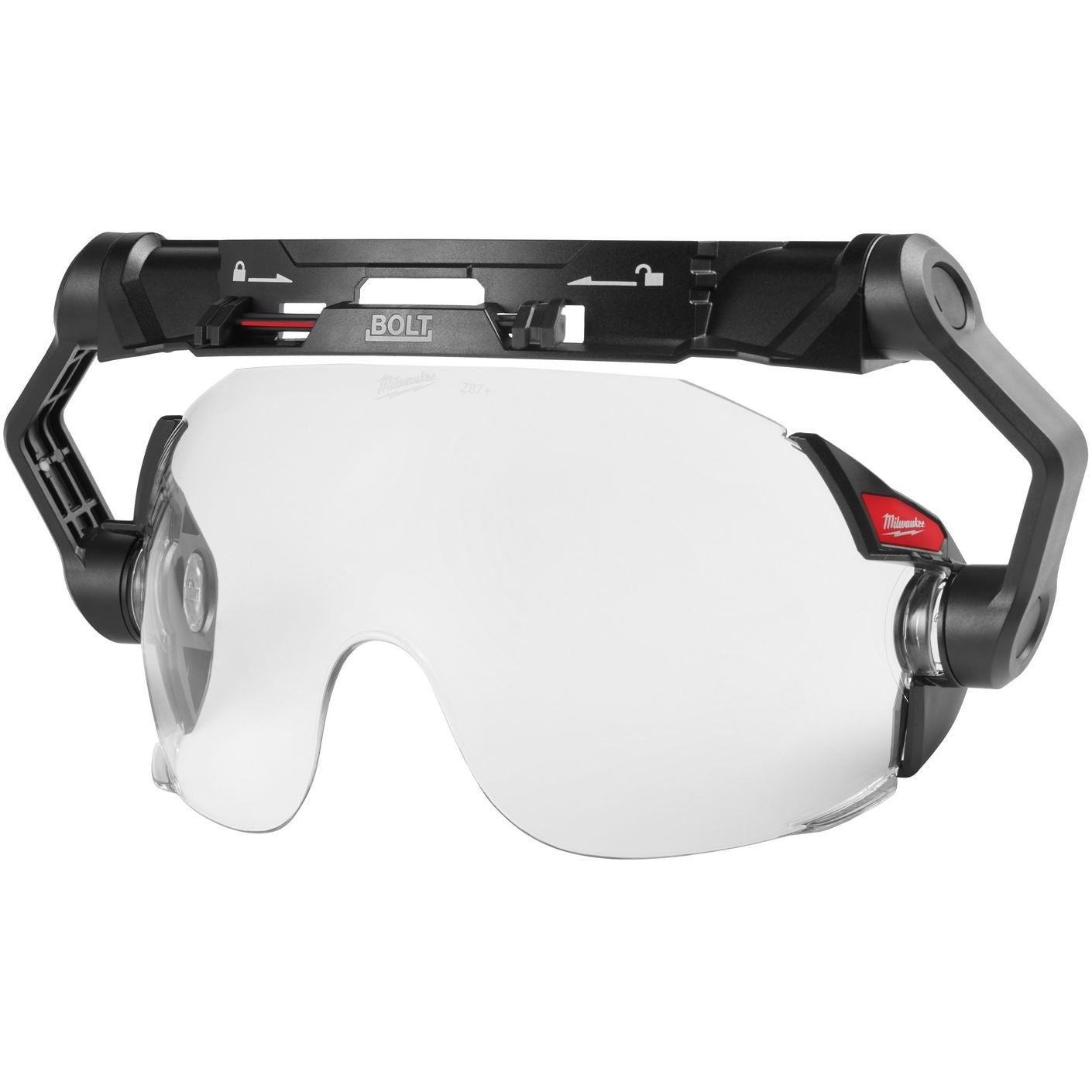 Milwaukee 48-73-1410 BOLT Eye Visor - Clear Dual Coat Lens (Compatible with Milwaukee Safety Helmets & Hard Hats)
