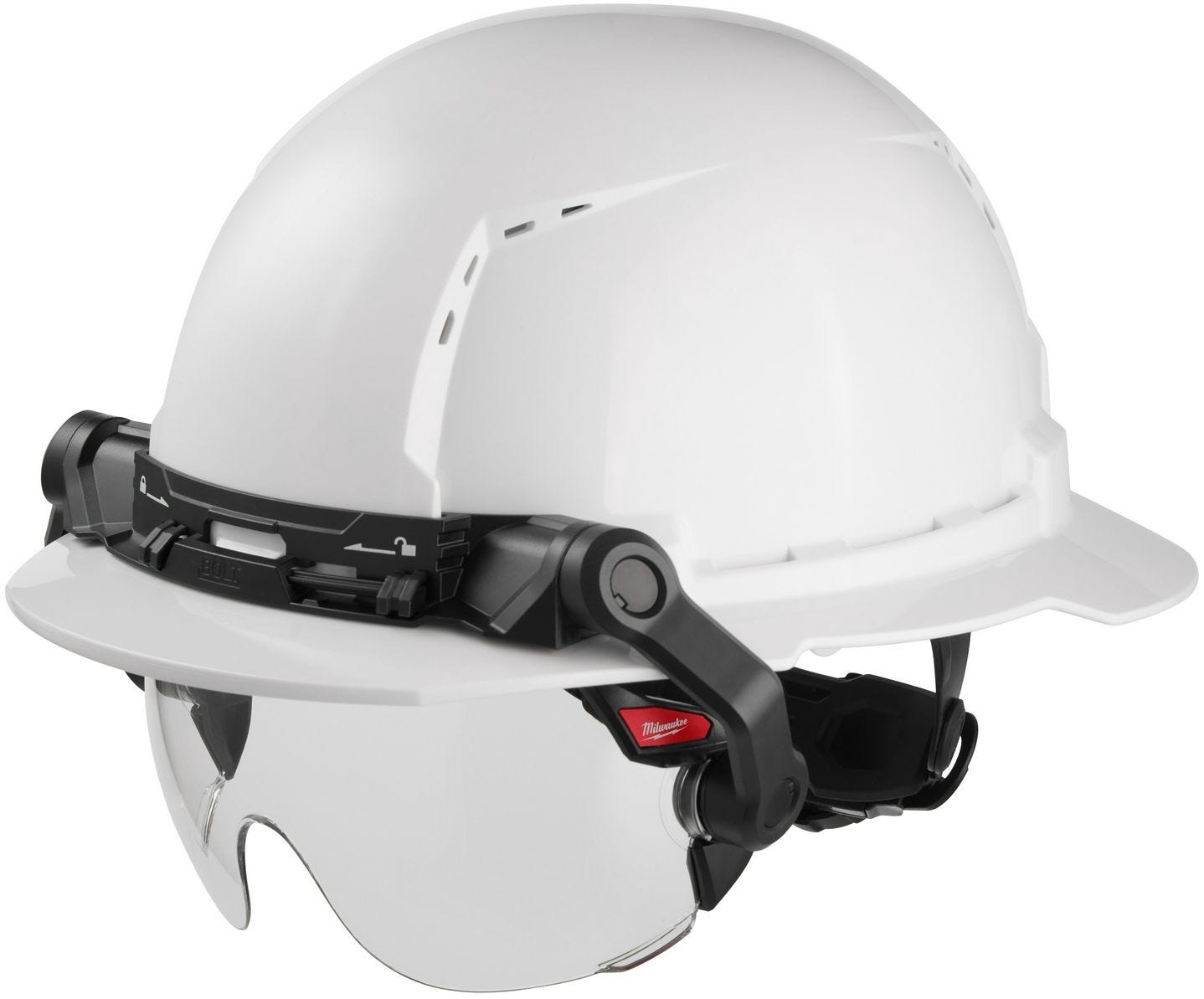 Milwaukee 48-73-1410 BOLT Eye Visor - Clear Dual Coat Lens (Compatible with Milwaukee Safety Helmets & Hard Hats)