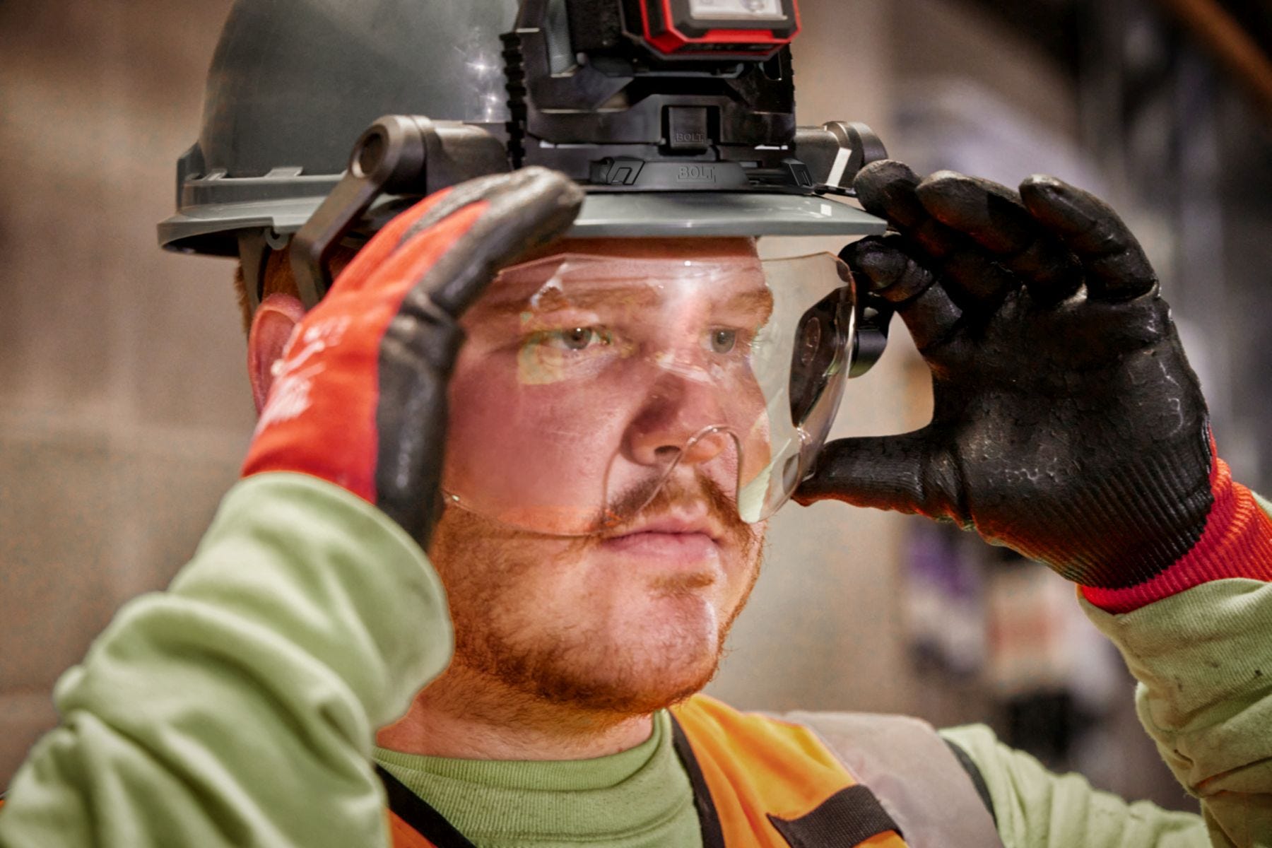 Milwaukee 48-73-1410 BOLT Eye Visor - Clear Dual Coat Lens (Compatible with Milwaukee Safety Helmets & Hard Hats)