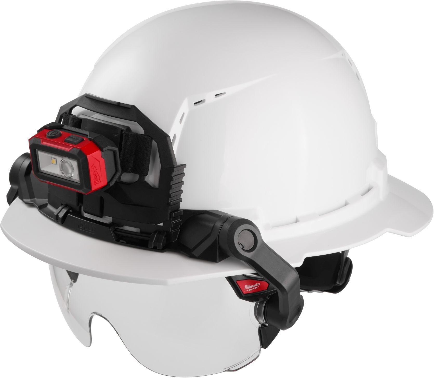 Milwaukee 48-73-1410 BOLT Eye Visor - Clear Dual Coat Lens (Compatible with Milwaukee Safety Helmets & Hard Hats)