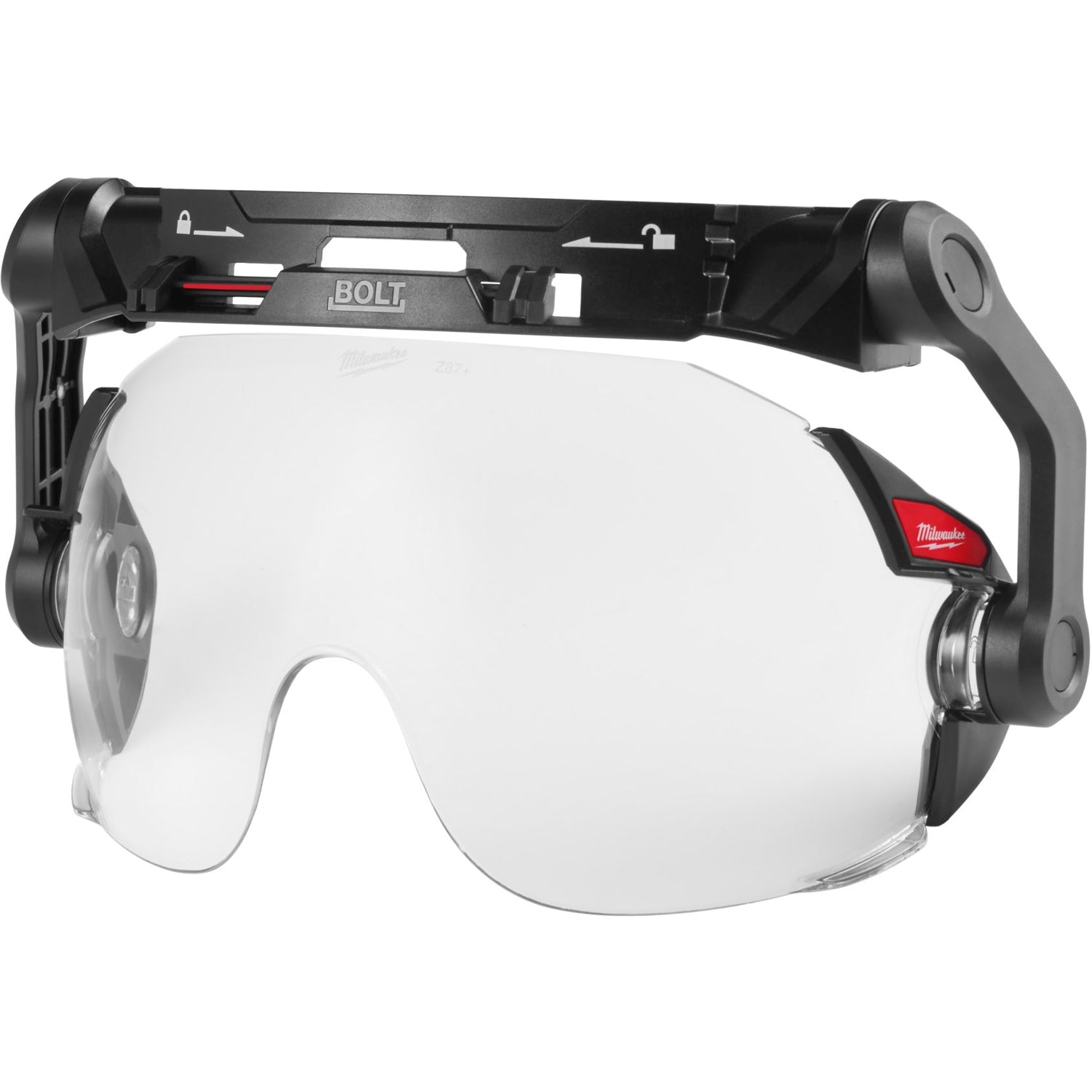 Milwaukee 48-73-1411 BOLT Eye Visor - Clear Dual Coat Lens (Compatible with Milwaukee Safety Helmets)