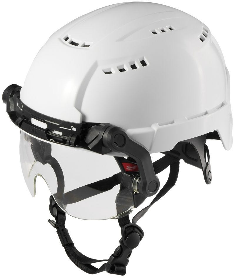 Milwaukee 48-73-1411 BOLT Eye Visor - Clear Dual Coat Lens (Compatible with Milwaukee Safety Helmets)