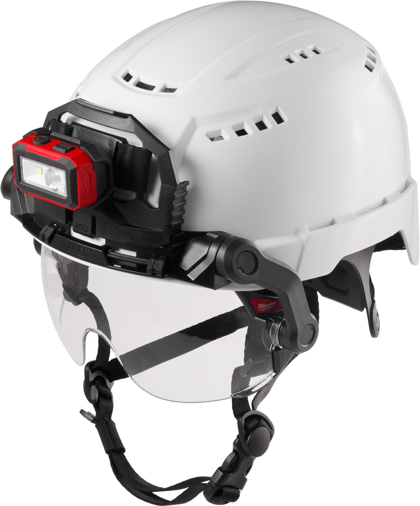 Milwaukee 48-73-1411 BOLT Eye Visor - Clear Dual Coat Lens (Compatible with Milwaukee Safety Helmets)