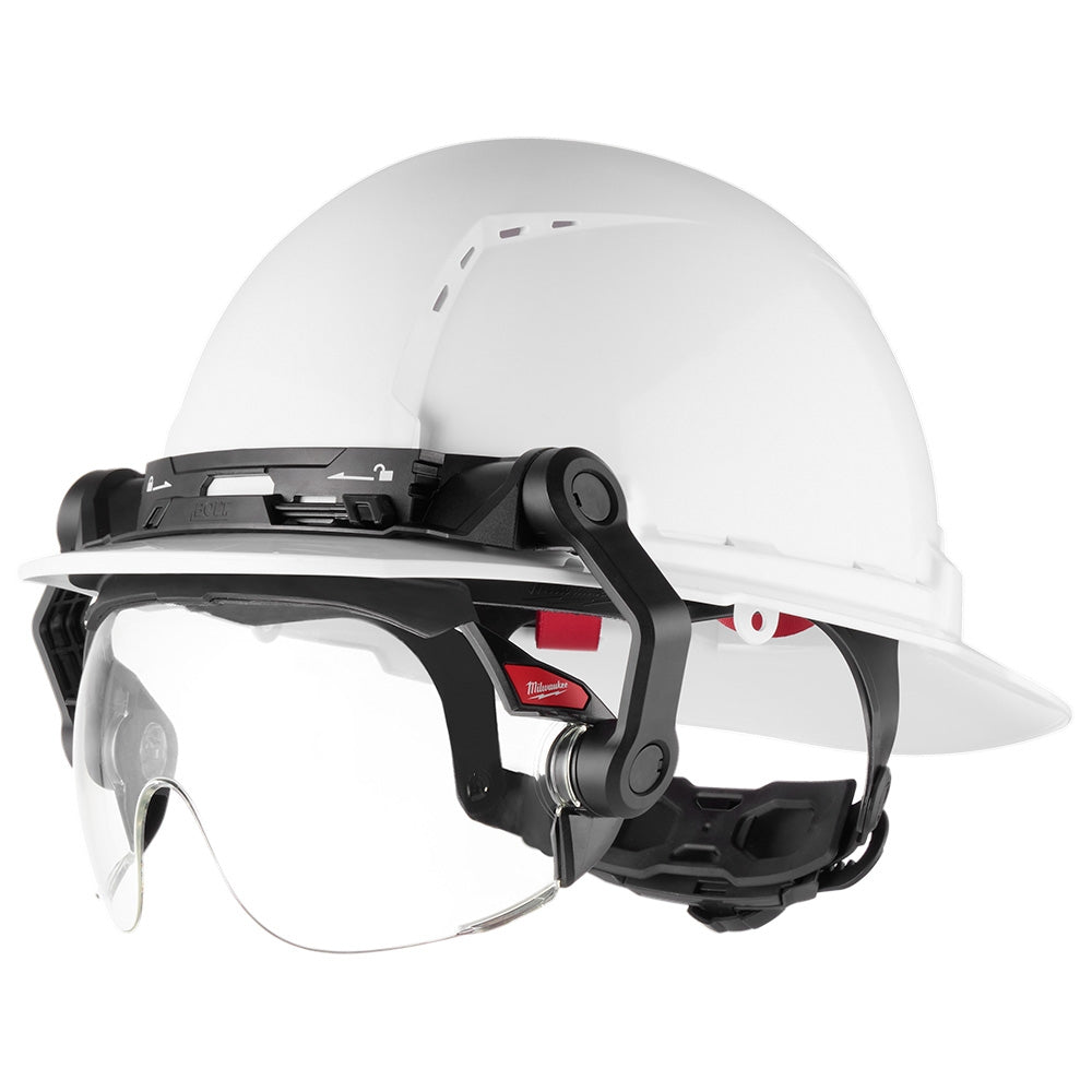Milwaukee 48-73-1412 BOLT Gasketed Eye Visor - Clear Dual Coat Lens (Compatible with Milwaukee BOLT Safety Helmets & BOLT Hard Hats)