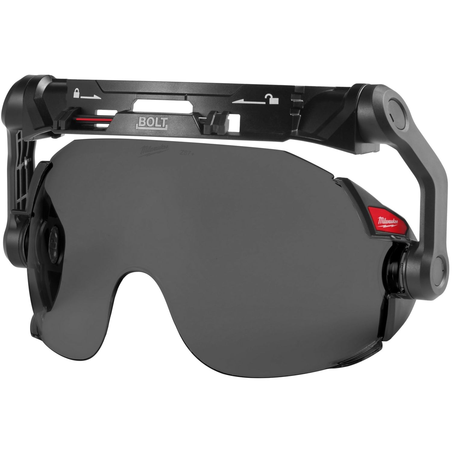 Milwaukee 48-73-1416 BOLT Eye Visor - Tinted Dual Coat Lens (Compatible with Milwaukee Safety Helmets)