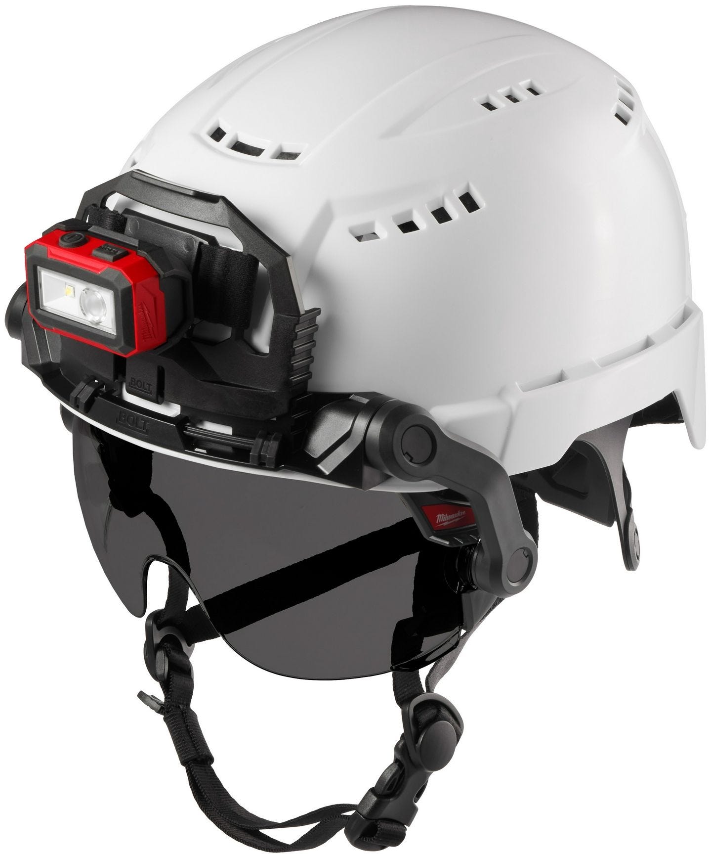 Milwaukee 48-73-1416 BOLT Eye Visor - Tinted Dual Coat Lens (Compatible with Milwaukee Safety Helmets)