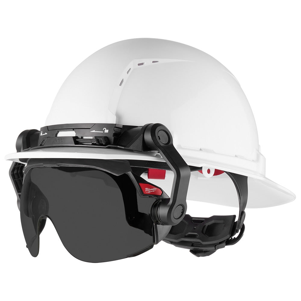 Milwaukee 48-73-1417 BOLT Gasketed Eye Visor - Tinted Dual Coat Lens (Compatible with Milwaukee BOLT Safety Helmets & BOLT Hard Hats)