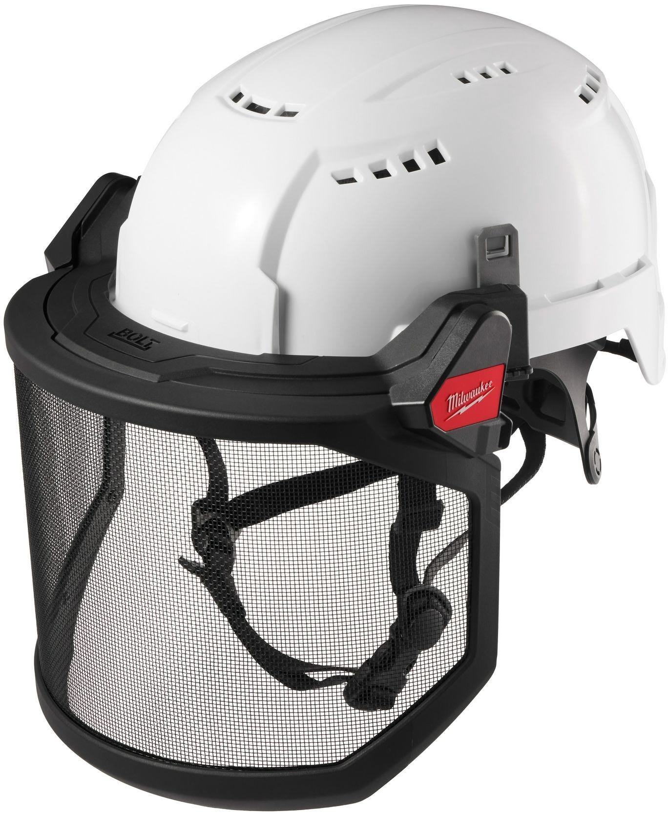 Milwaukee 48-73-1430 BOLT Full Face Shield - Metal Mesh (Compatible with Milwaukee Safety Helmets & Hard Hats)