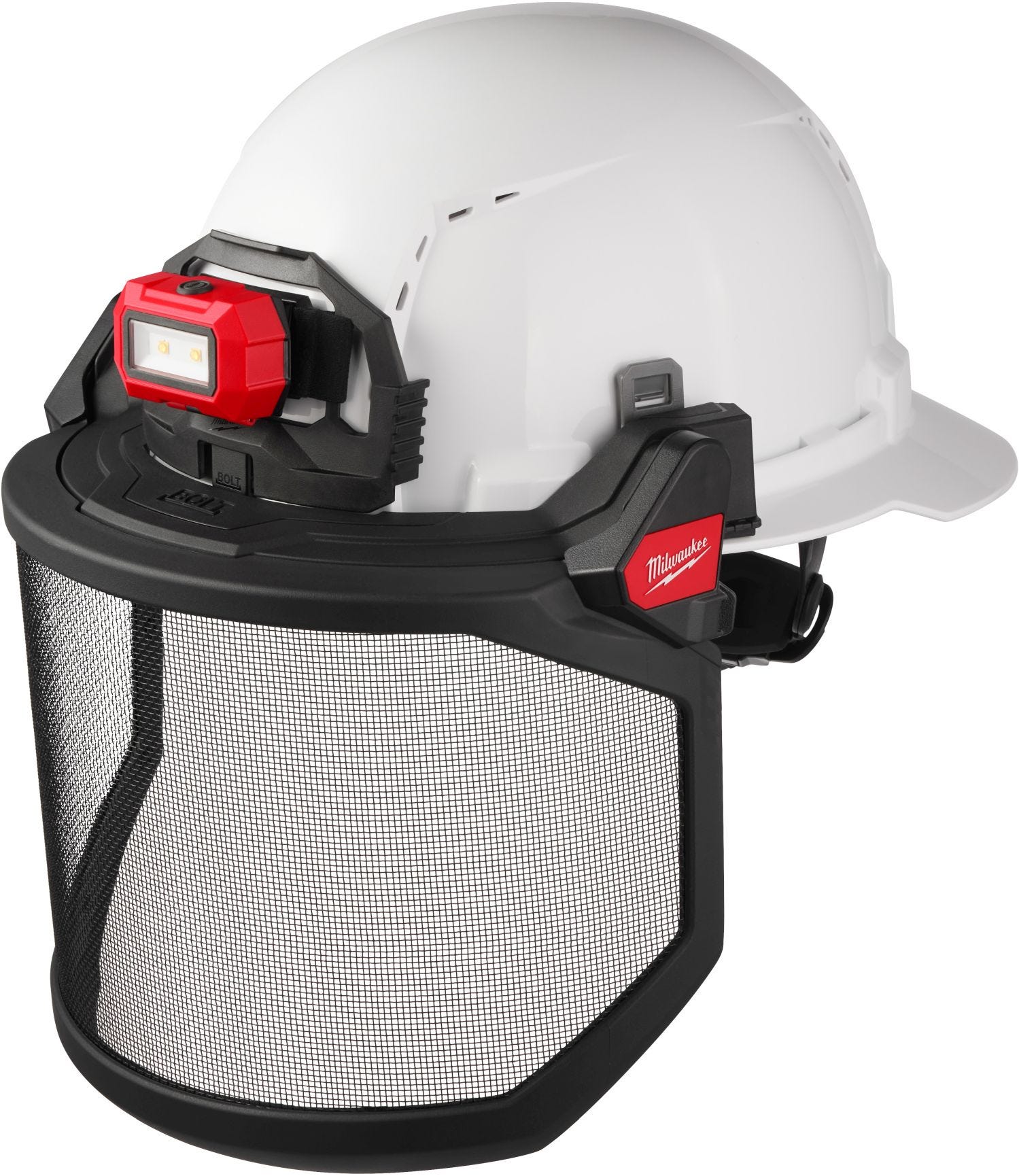 Milwaukee 48-73-1430 BOLT Full Face Shield - Metal Mesh (Compatible with Milwaukee Safety Helmets & Hard Hats)