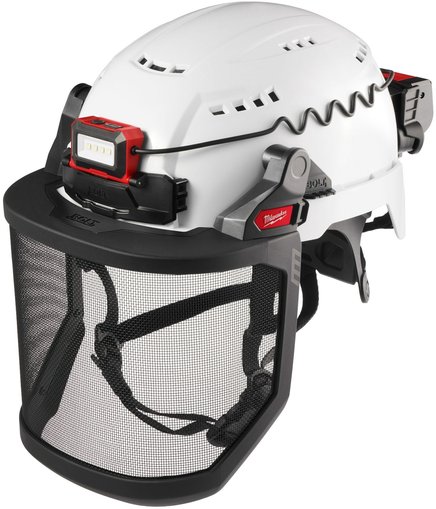 Milwaukee 48-73-1431 BOLT Full Face Shield - Metal Mesh (Compatible with Milwaukee Safety Helmet [No Brim])