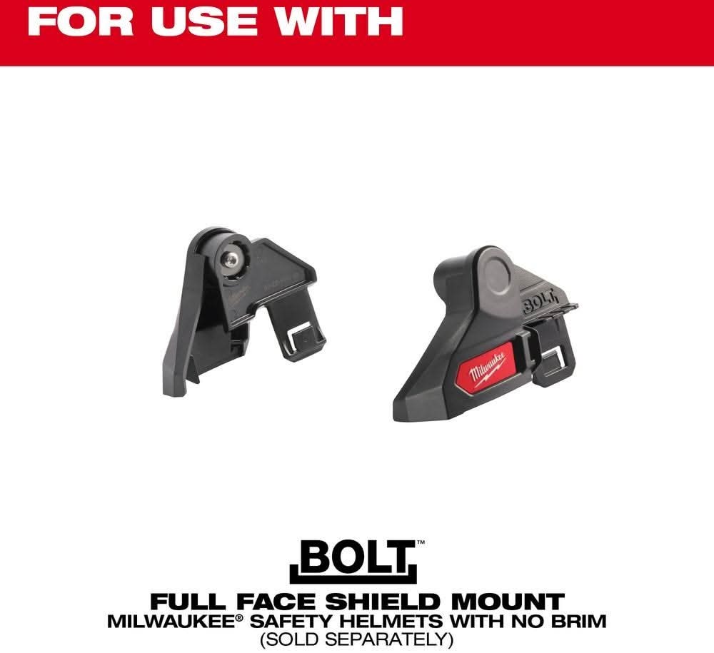 Milwaukee 48-73-1444 5pk Clear Face Shield Replacement Lenses (No-brim Helmet Only Mount)