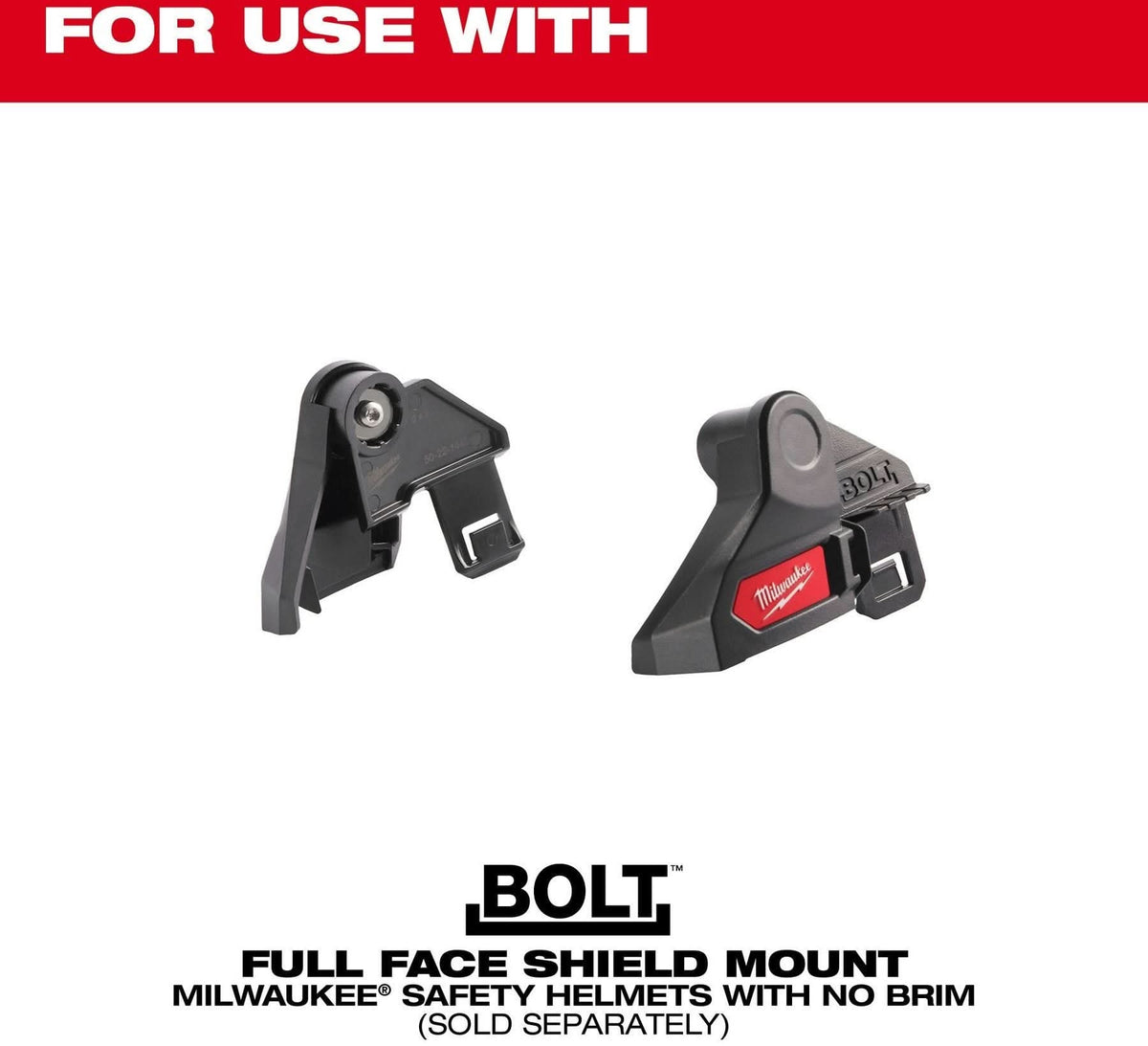 Milwaukee 48-73-1446 5pk Gray Face Shield Replacement Lenses (No-brim Helmet Only Mount)