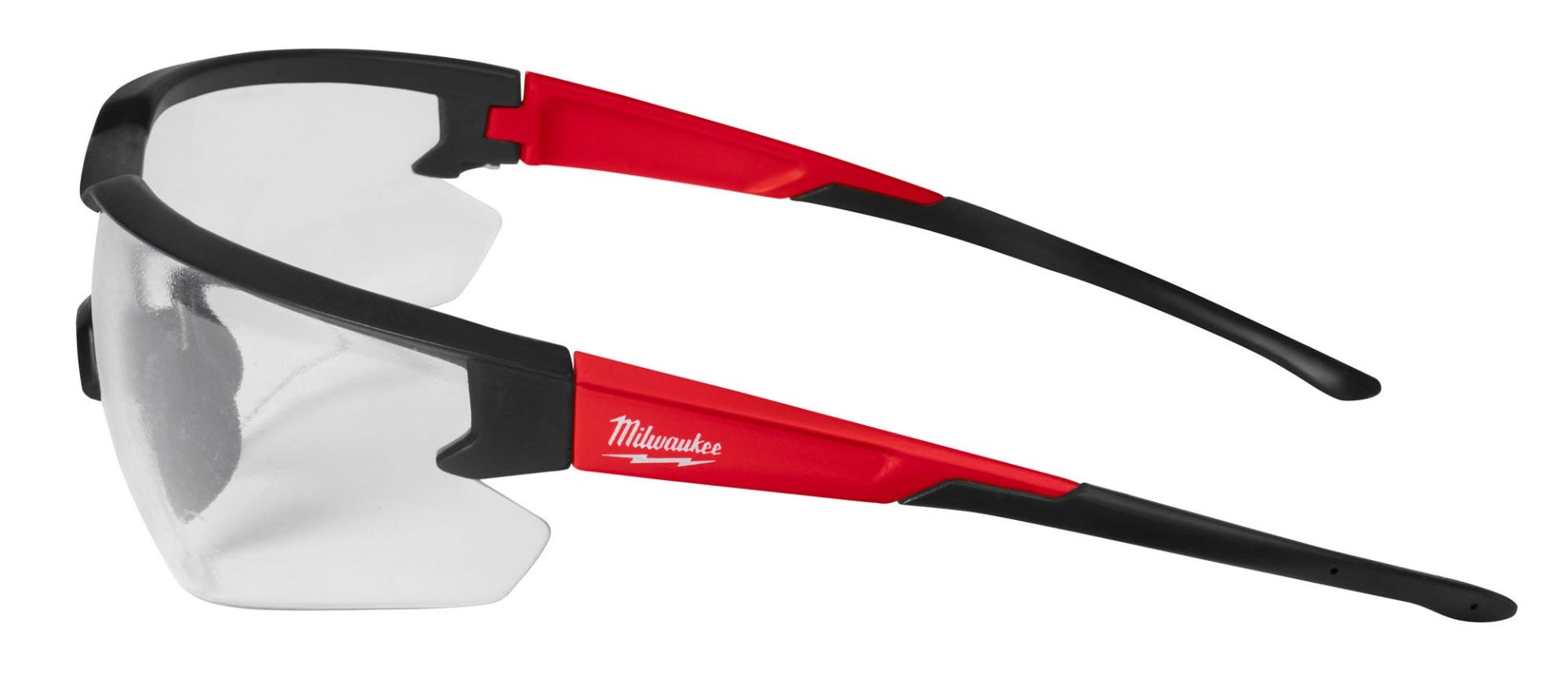 Milwaukee 48-73-2011 Safety Glasses with Clear Anti-Scratch Lenses, Polybag