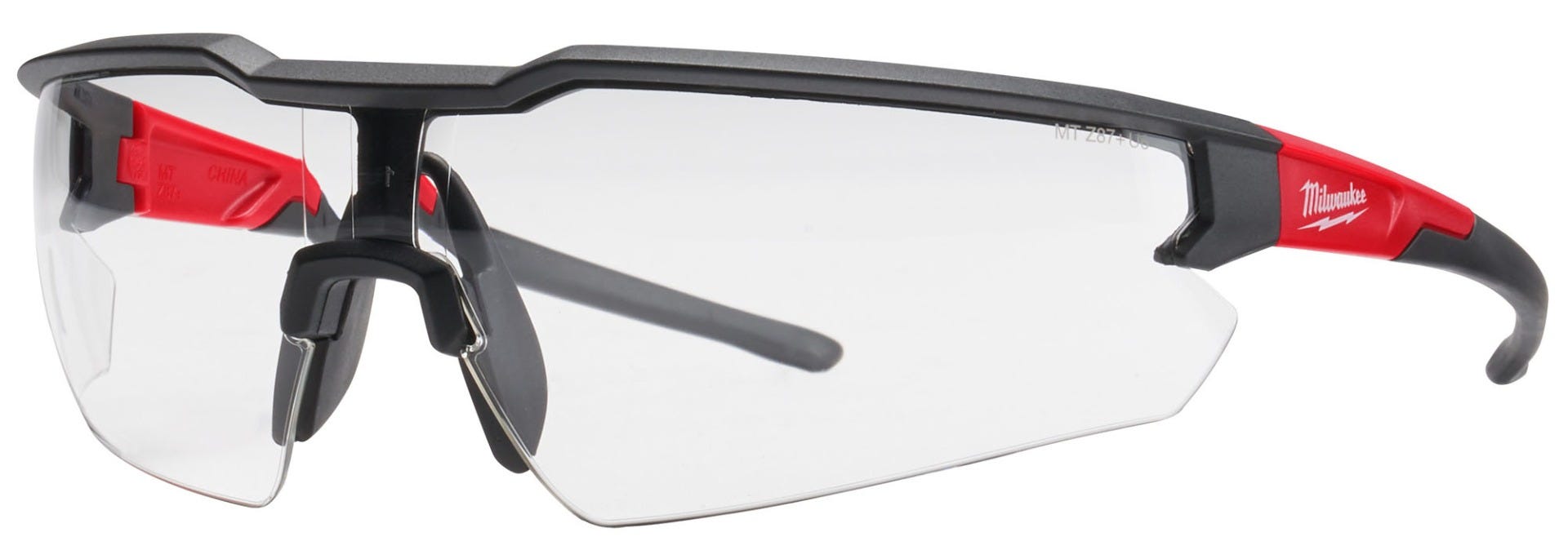Milwaukee 48-73-2011 Safety Glasses with Clear Anti-Scratch Lenses, Polybag