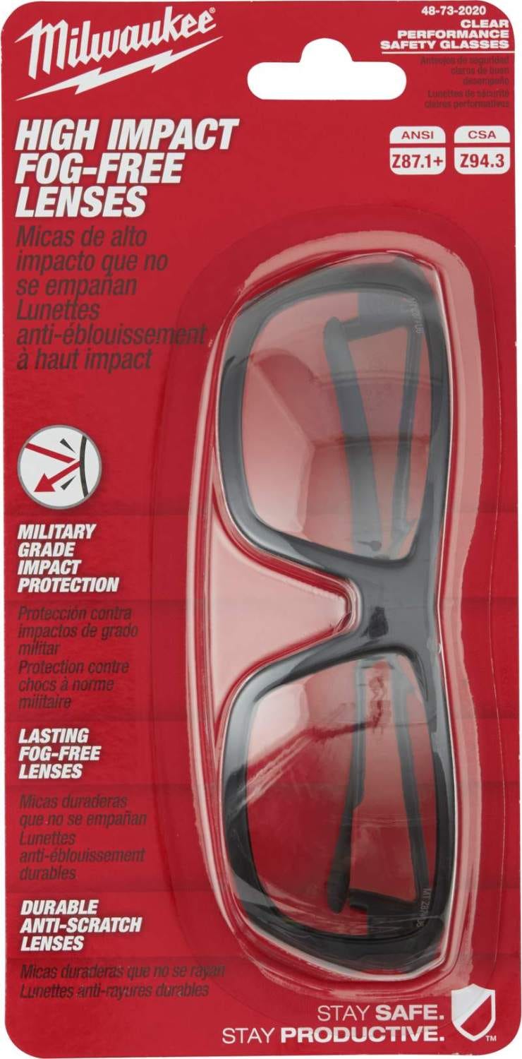 Milwaukee 48-73-2020 Clear High Performance Safety Glasses