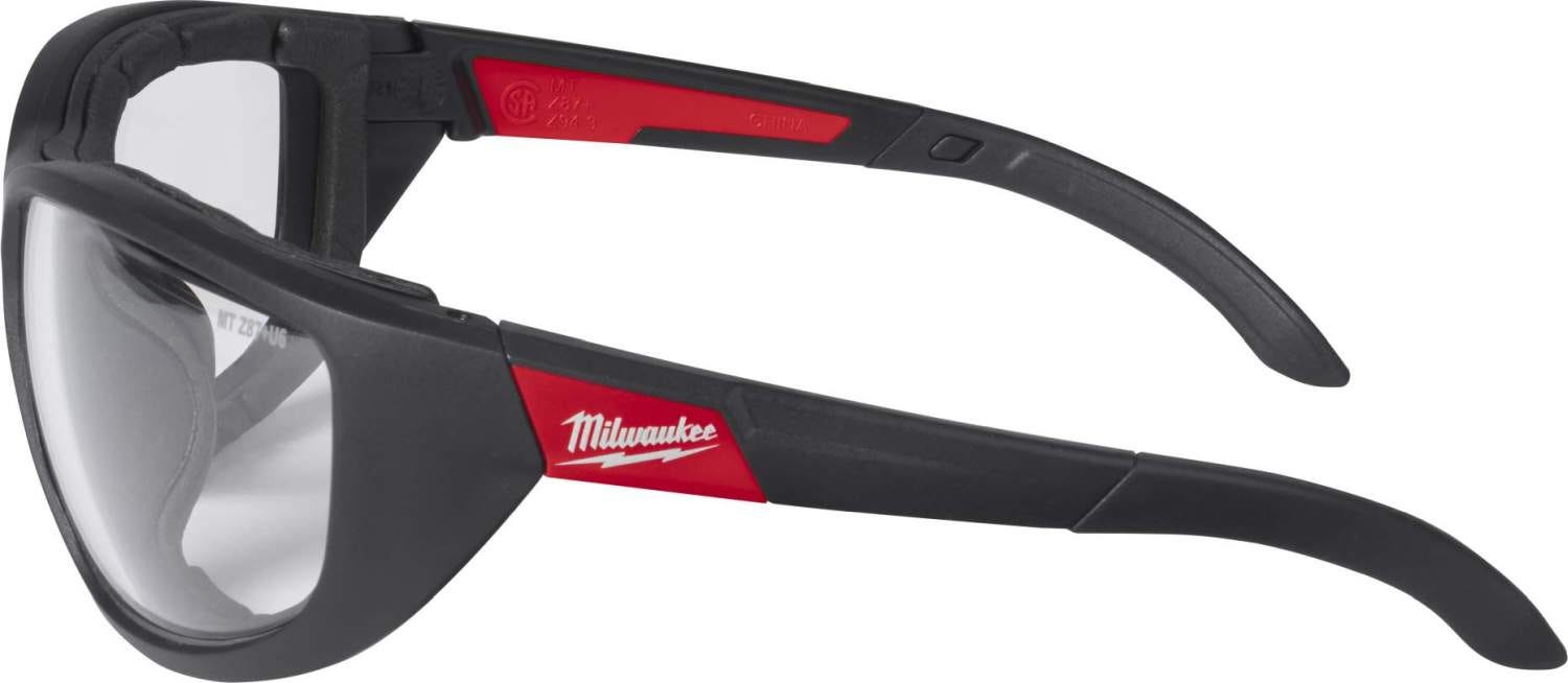 Milwaukee 48-73-2040 Clear High Performance Safety Glasses with Gasket