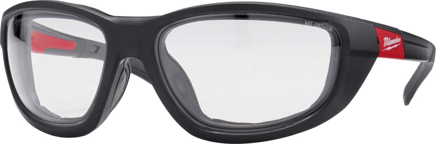 Milwaukee 48-73-2040 Clear High Performance Safety Glasses with Gasket