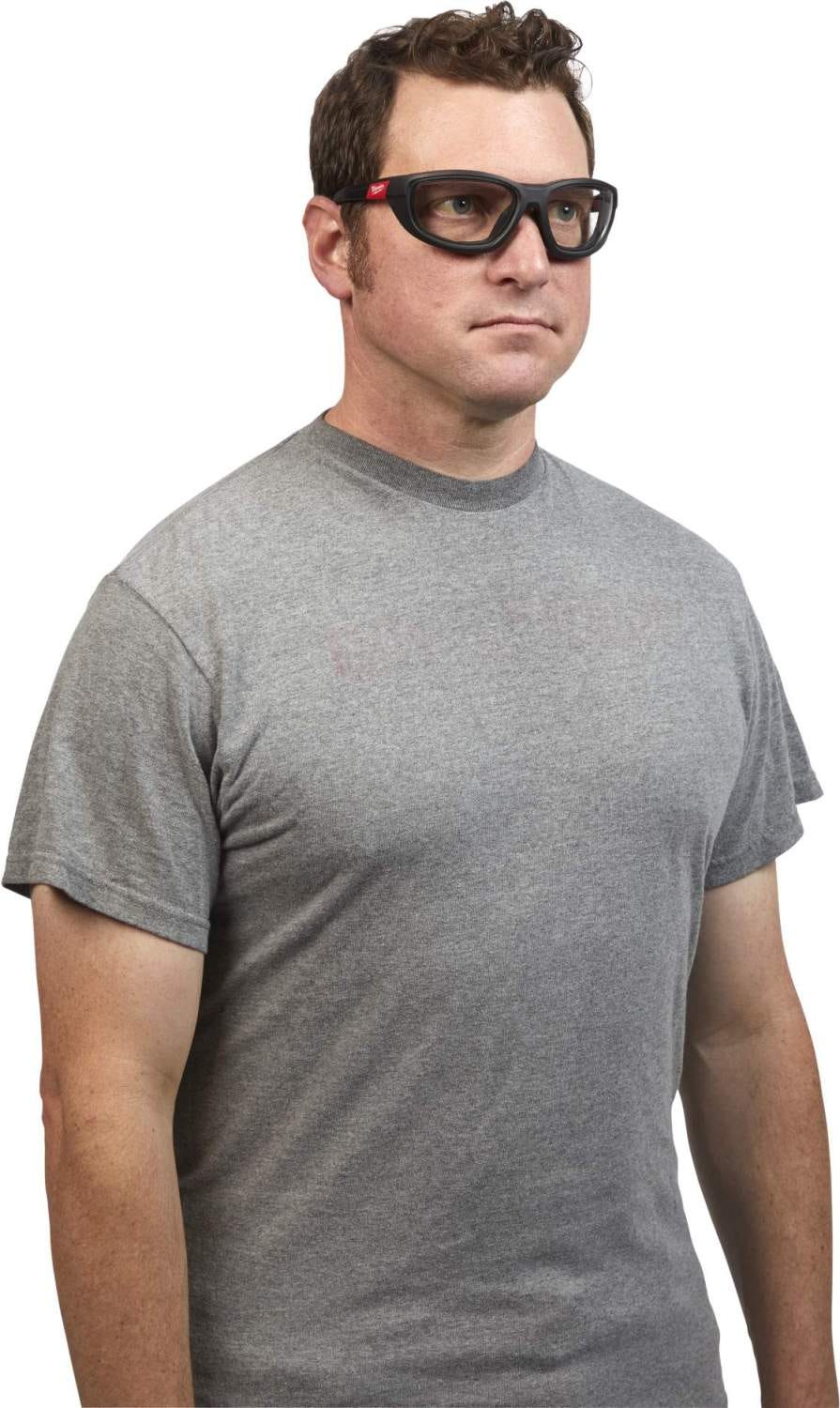 Milwaukee 48-73-2040 Clear High Performance Safety Glasses with Gasket
