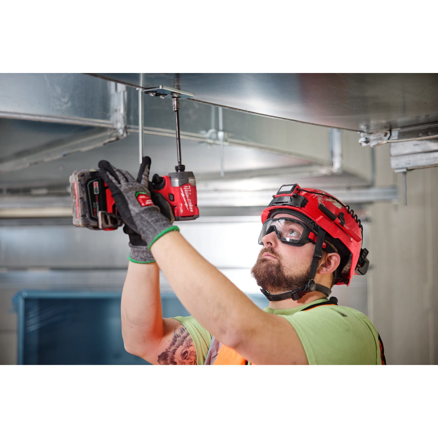 Milwaukee 48-73-2060 Vented Low-Profile Goggles - Clear Dual Coat Lens