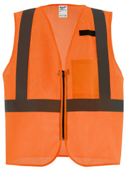 Class 2 High Visibility Mesh One Pocket Safety Vest