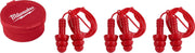 Milwaukee 48-73-3151 Reusable Corded Earplugs, 3-Pack