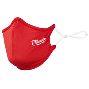 Milwaukee 48-73-4228 Red 2-Layer Face Mask, 3-Pack