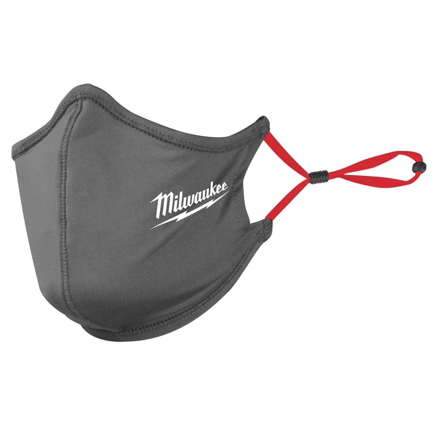 Milwaukee 48-73-4231 Gray 2-Layer Face Mask, 3-Pack
