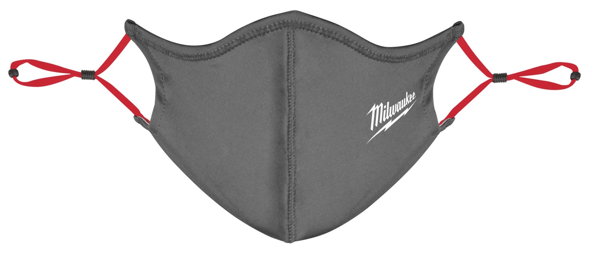 Milwaukee 48-73-4231 Gray 2-Layer Face Mask, 3-Pack