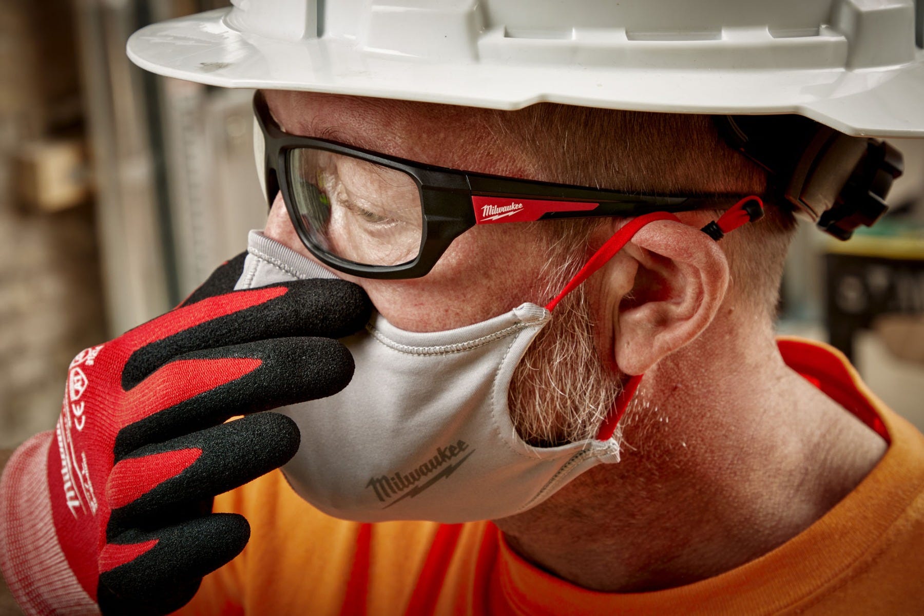 Milwaukee 48-73-4230 Gray 2-Layer Face Mask
