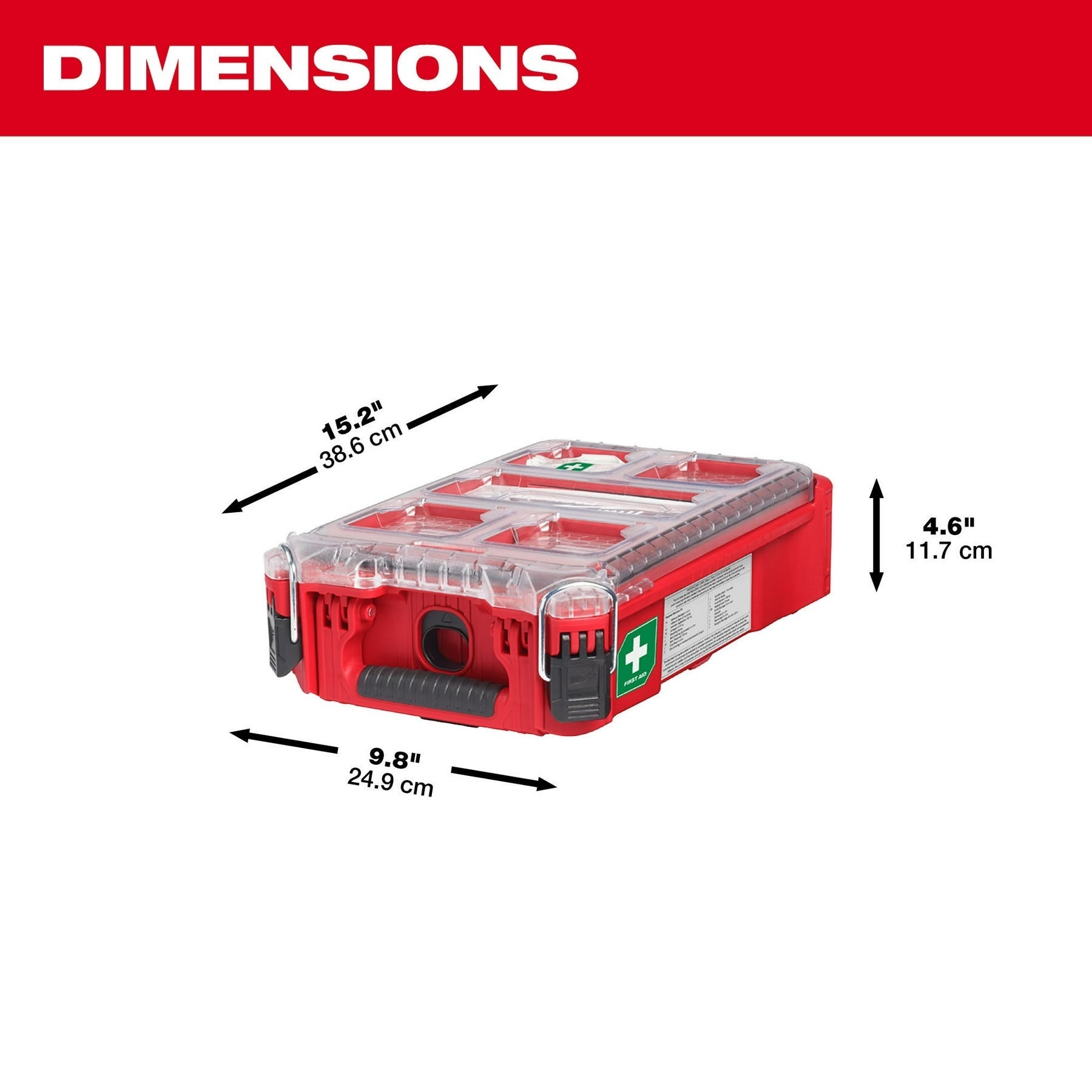 Milwaukee 79PC Class A Type III PACKOUT First Aid Kit with 100-Lumen Penlight