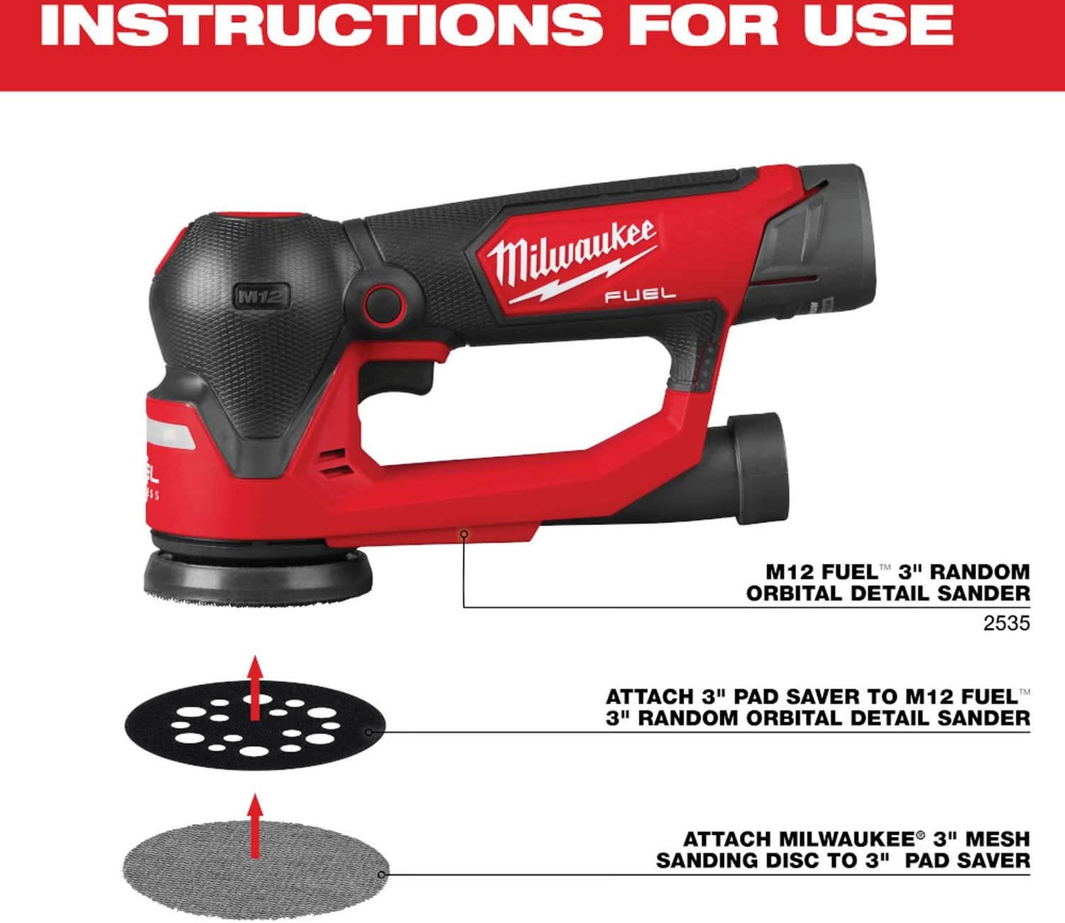 Milwaukee 48-80-6401 3 in. Pad Saver