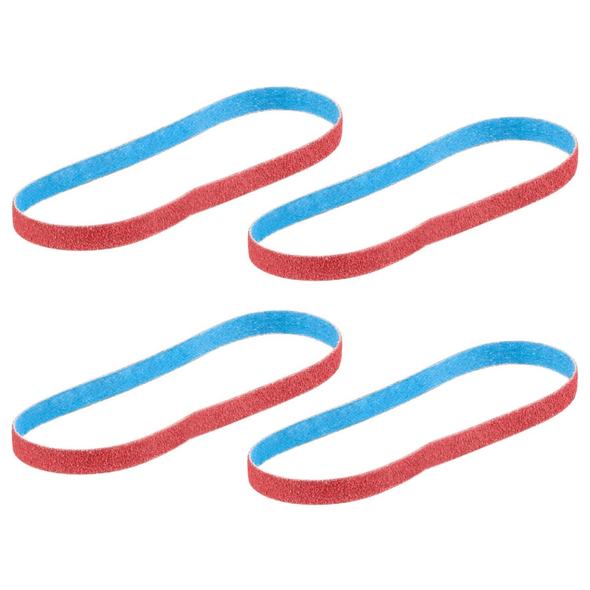 Milwaukee 48-80-7060 3/8" x 13" 60-Grit Bandfile Belts, 4-Pack