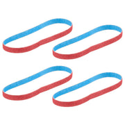 Milwaukee 48-80-7120 3/8" x 13" 120-Grit Bandfile Belts, 4-Pack