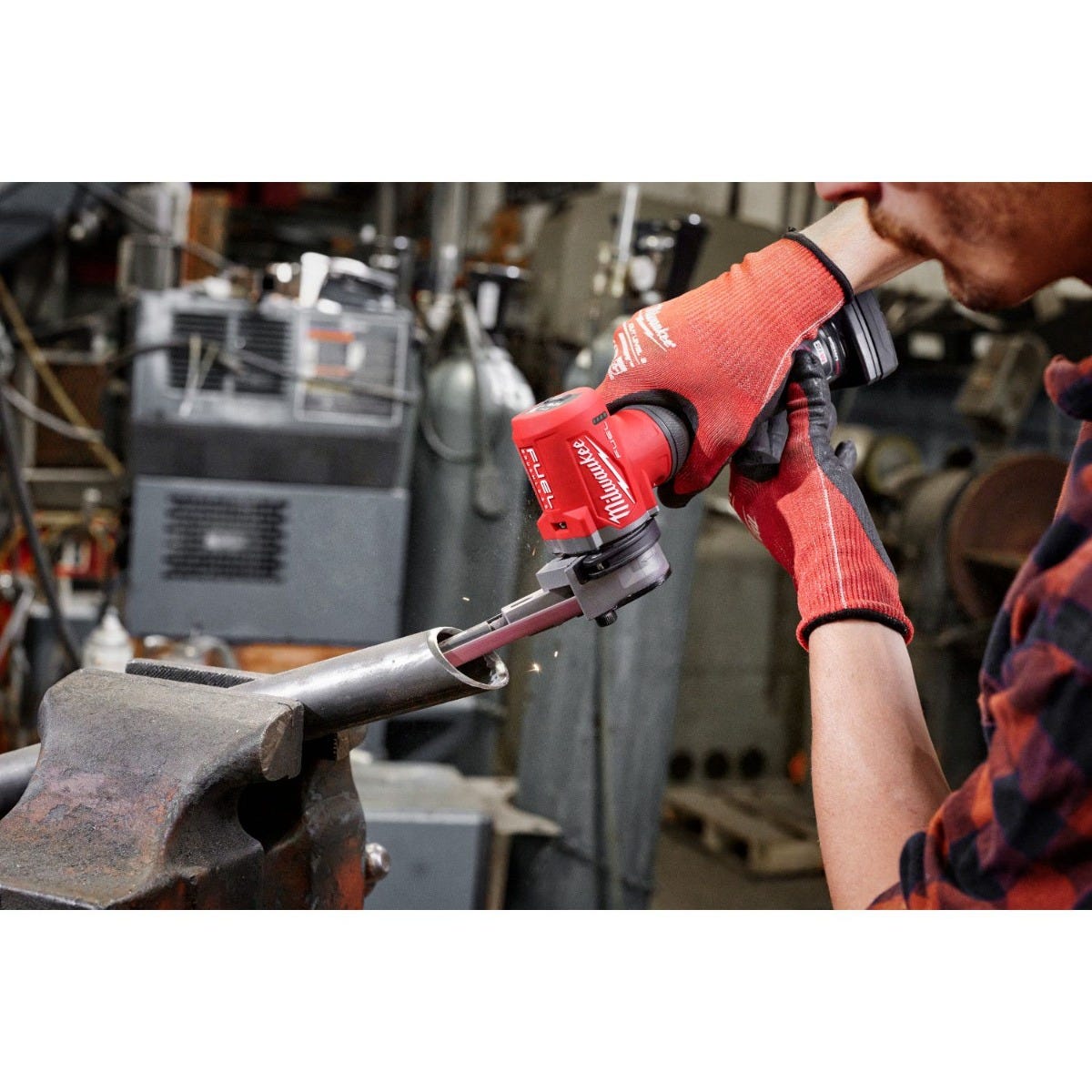 Milwaukee 48-80-7000 3/8" x 13" 40/60/80/120 Grit Bandfile Belts Assortment, 4-Pack