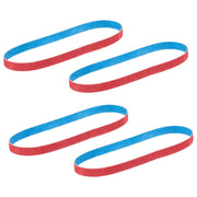 Milwaukee 48-80-9040 1/2" x 18" 40-Grit Bandfile Belts, 4-Pack