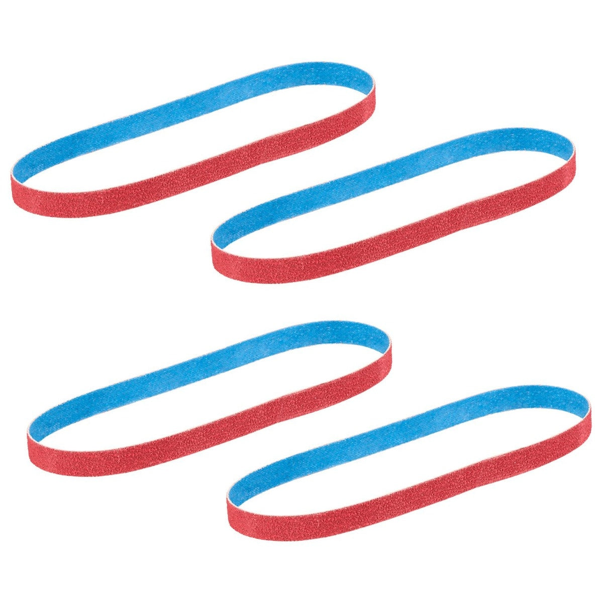 Milwaukee 48-80-9060 1/2" x 18" 60-Grit Bandfile Belts, 4-Pack