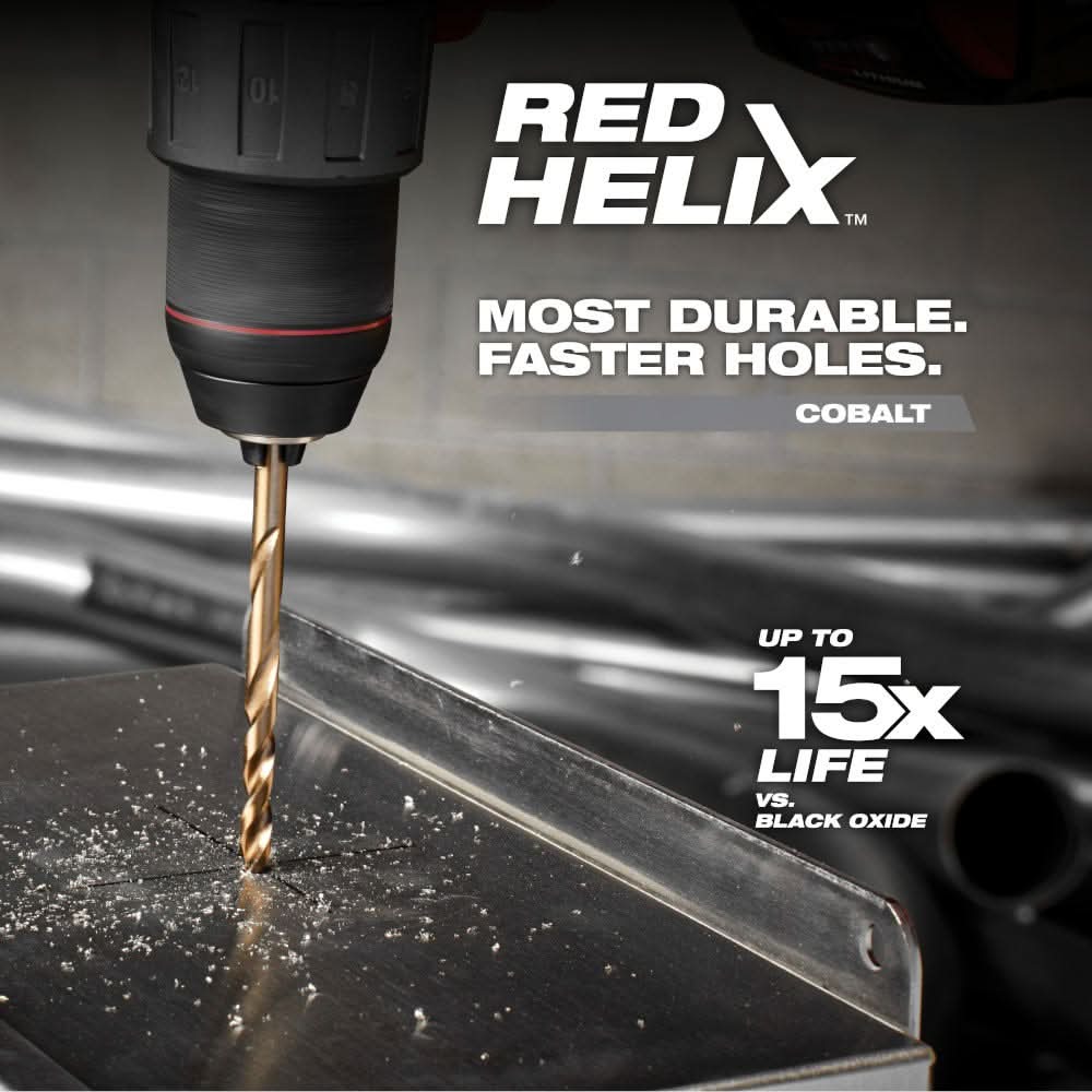 Milwaukee 48-89-2322 25/64" COBALT RED HELIX