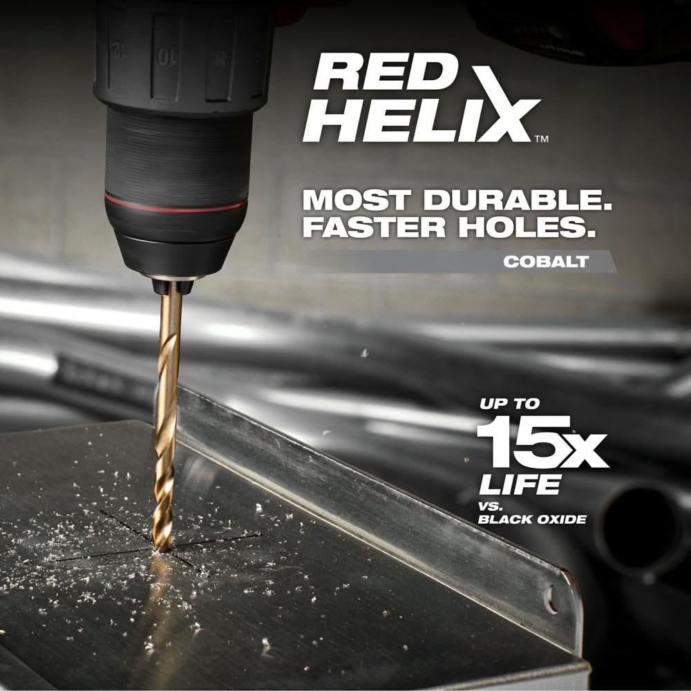 Milwaukee 48-89-2370 RED HELIX Cobalt Drill Bit Set - 15PC – Tool Nut
