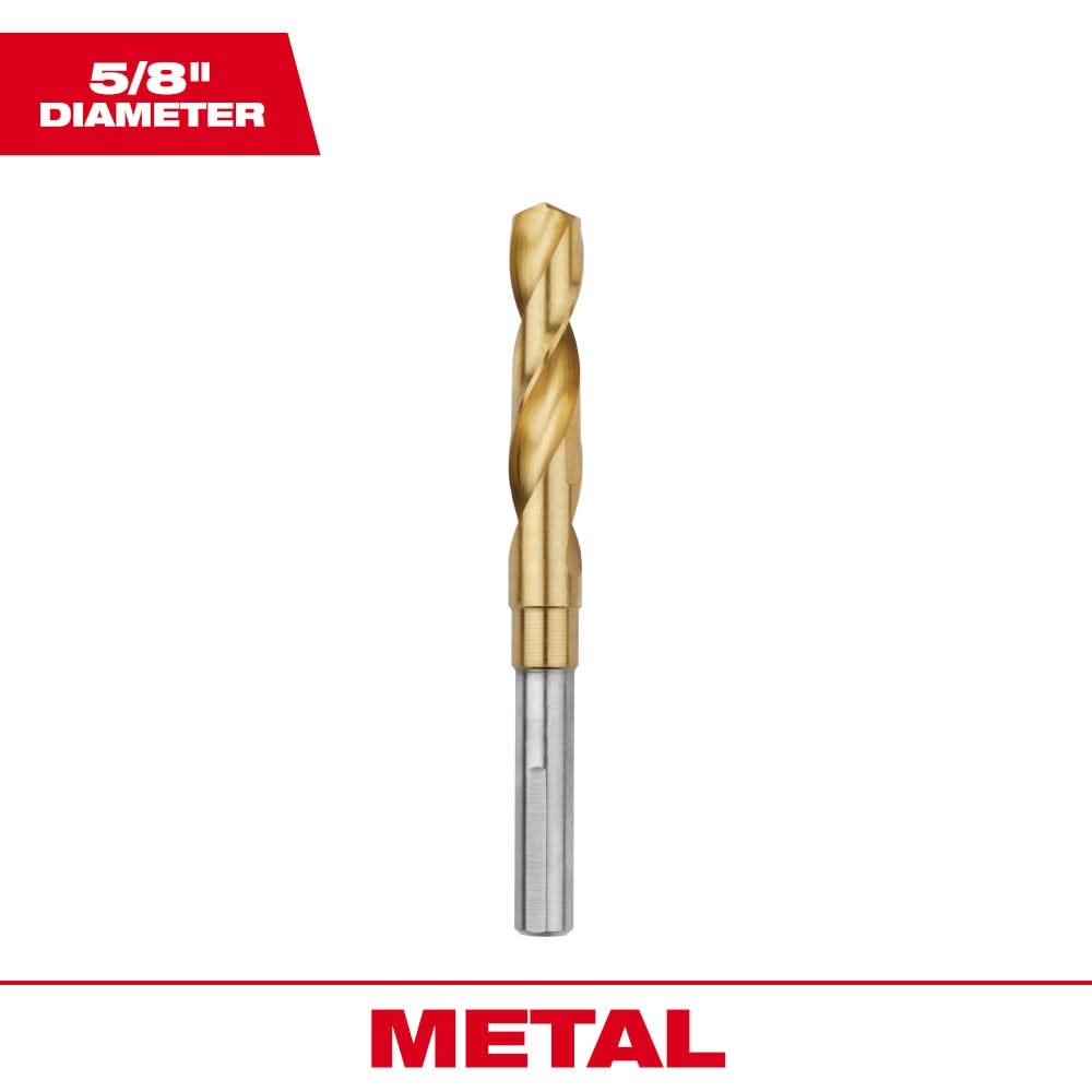 Milwaukee 5/8" Titanium Silver and Deming Bit