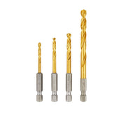 Milwaukee 48-89-4644 4-Piece SHOCKWAVE Red Helix Drill Bits