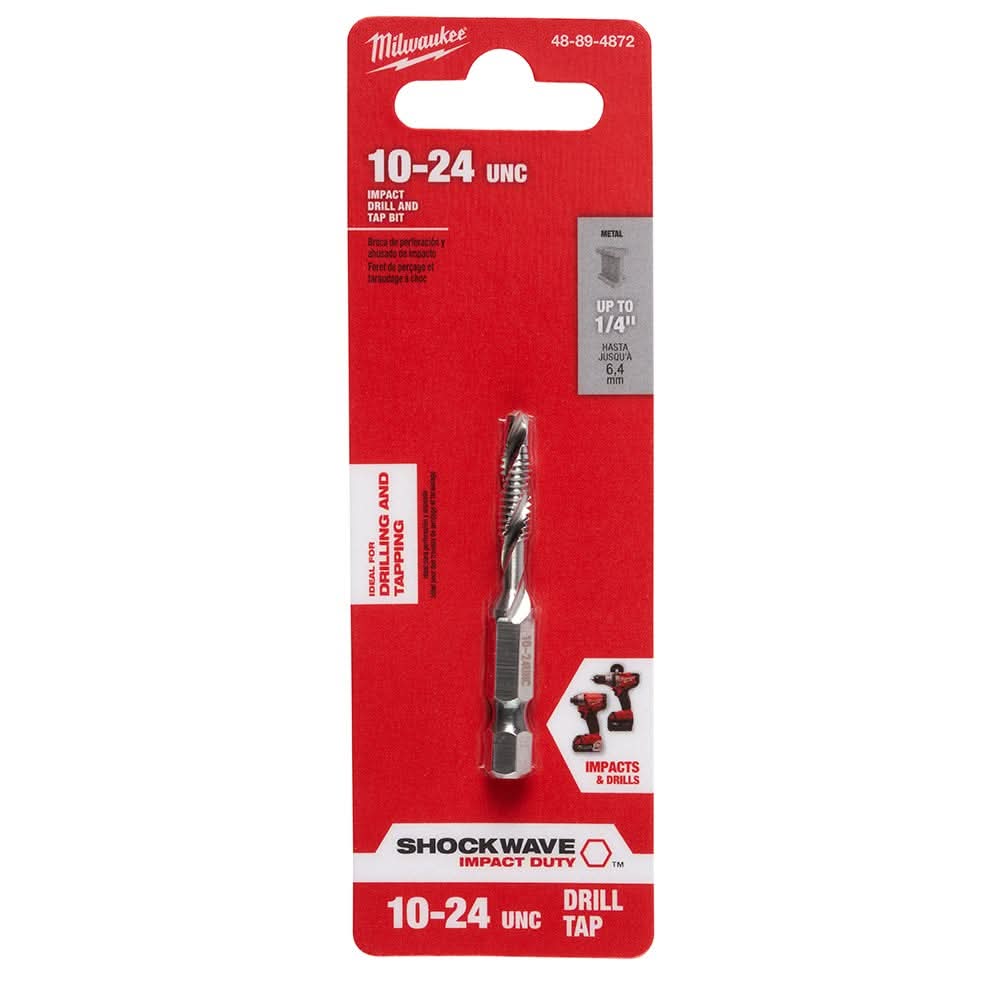 Milwaukee 48-89-4872 Shockwave 10-24 Impact Drill Tap