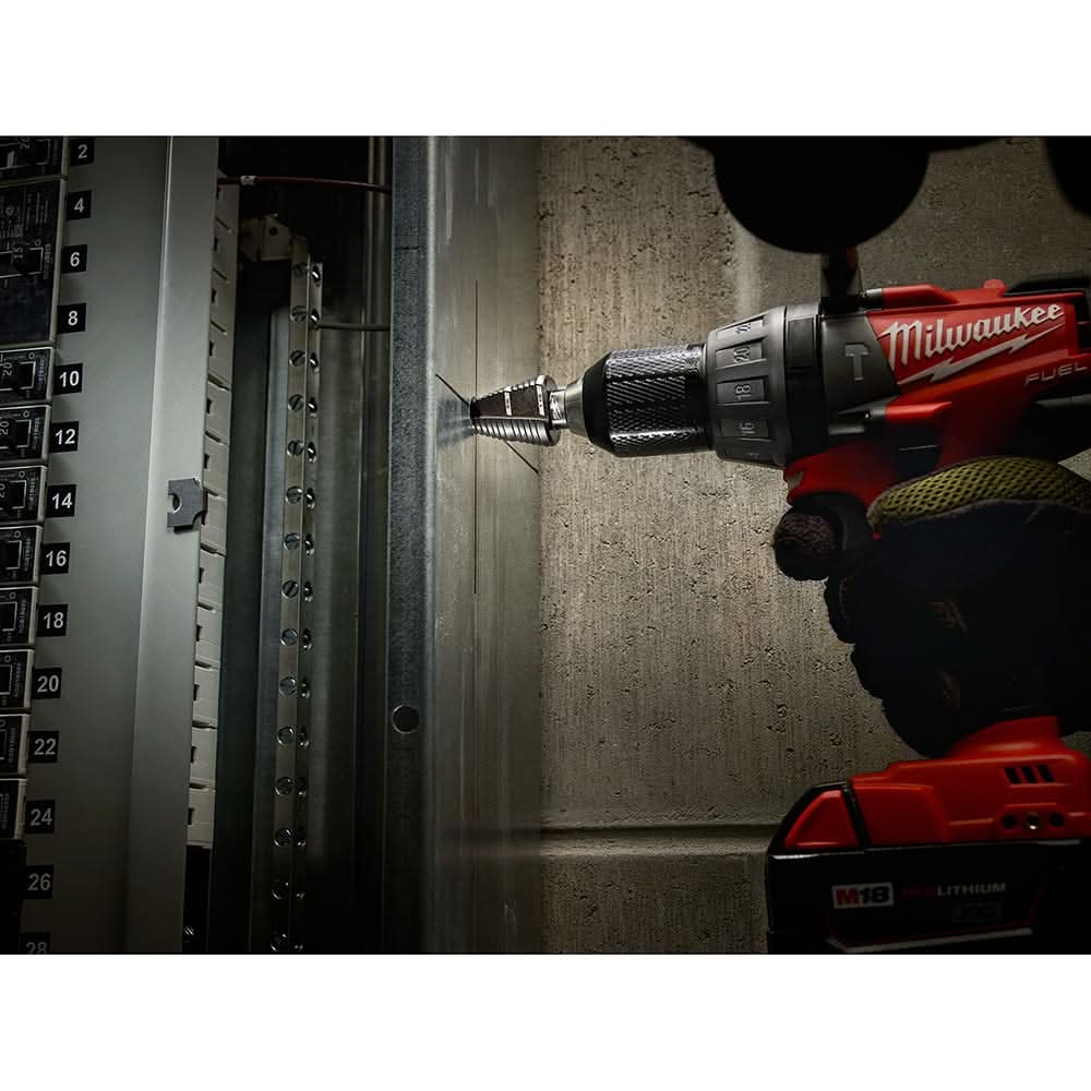 Milwaukee 48-89-9206 #6 Step Drill Bit, 3/8" & 1/2" by 1/16"