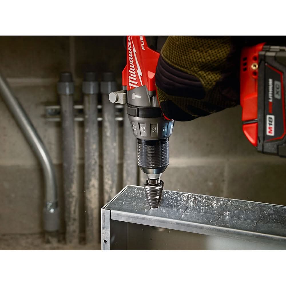 Milwaukee 48-89-9206 #6 Step Drill Bit, 3/8" & 1/2" by 1/16"