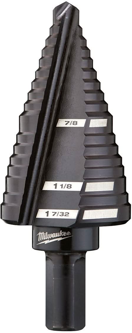 Milwaukee 48-89-9211 #11 Step Drill Bit, 7/8" - 1-7/32"