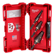 Milwaukee 48-89-9256 SHOCKWAVE Step Bit Mechanical 3-Piece Set