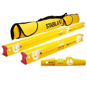 Stabila 48415 Type R300 Magnetic R-Beam Heavy Duty Level 3-Piece Set