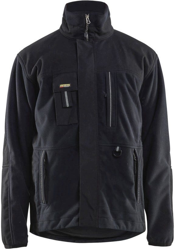 Blaklader 48552520 Two Fisted Fleece Jacket, Black